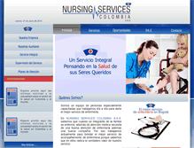 Tablet Screenshot of enfermeriabogota.com